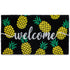 MAINEVENT Pineapple Doormat 30x17 Inch, Summer Coir Door Mat Rug, Tropical-themed Doormats