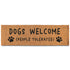 Dogs Welcome People Tolerated Large Door Mat 50x15 Inch