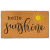 Hello Sunshine Coir Doormat Outdoor 30x17 Inch