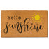 Hello Sunshine Coir Doormat Outdoor 30x17 Inch