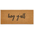 Hey Y'all Door Mat 48x24 Inch