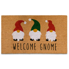 Welcome Gnome Merry Christmas Doormat 30x17 Inch