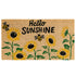 Hello Sunshine Sunflower Welcome Mat 30x17 Inch
