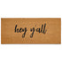 Hey Y'all Door Mat 48x24 Inch