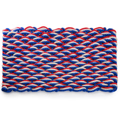 Lobster Rope Mat Patriotic 30x17 Inch