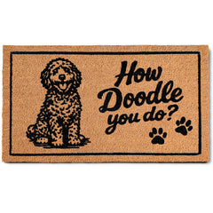 How Doodle You Do Doormat 30x17 Inch