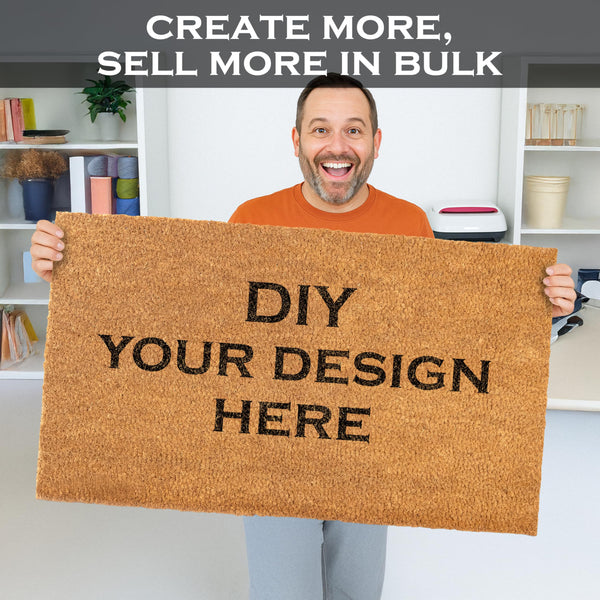 Plain Doormats in Bulk, Wholesale Blank Door Mats for Crafting, Builk Coir Doormats