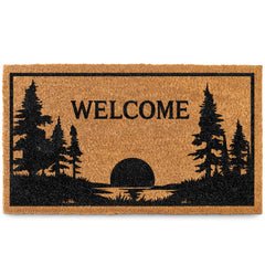 Lake House Cabin Door Mat 30x17 Inch