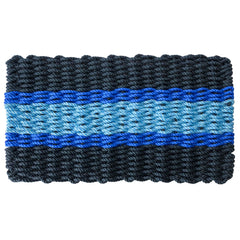 Lobster Rope Mat Atlantic Stripe 30x17 Inch