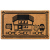 MAINEVENT Home Sweet Home Door Mat Rug 30x14 Inch, Anime Doormat, Anime Door Mat, Anime Welcome Mat, Nerd Rug, Nerdy Welcome Mat, Anime Rug