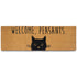 Welcome Peasants Cat Doormat 50x15 Inch