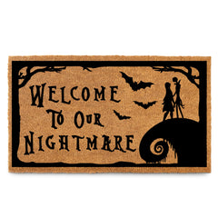 Nightmare Before Christmas Door Mat 30x17 Inch