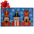 MAINEVENT Nutcracker Welcome Mat 30x17 Inch, Nutcracker Outdoor Rug, Nutcracker Doormat Outdoor, Nutcracker Christmas Door Mat, Nutcracker Door Mat