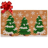 MAINEVENT Christmas Tree Door Mat 30x17 Inch, Christmas Coir Doormat, Christmas Tree Doormat, Christmas Coir Mat Outdoor Christmas Doormat Coir