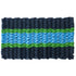 Lobster Rope Mat Aqua Stripe 30x17 Inch