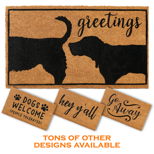 MAINEVENT Dog Greetings Doormat 30