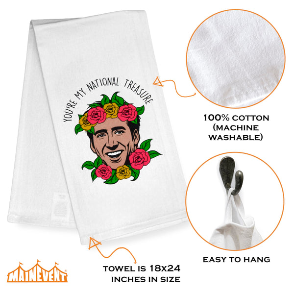 You Are My National Treasure Funny Kitchen Towel 18x24 Inch