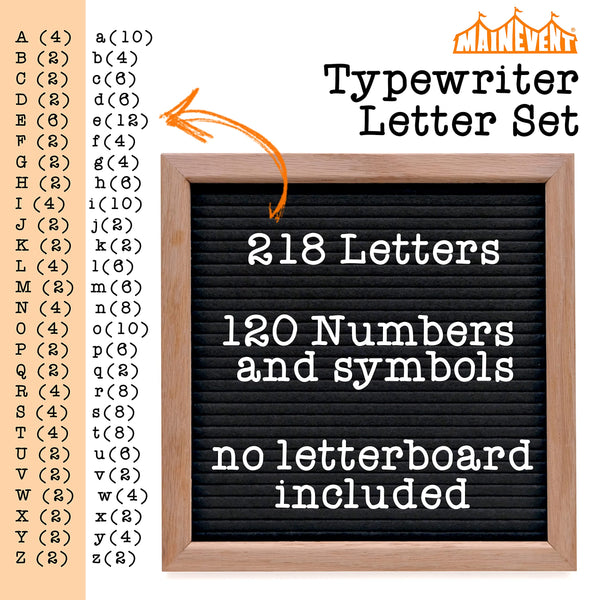 Letterboards Extra Letters, numbers, symbols. NO BOARD INCLUDED