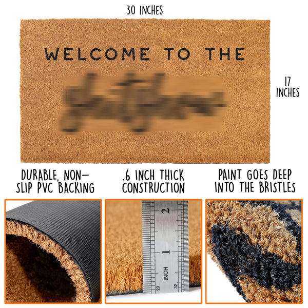 MAINEVENT Welcome to the Shitshow Door Mat Outdoor Welcome Mat for Front Door