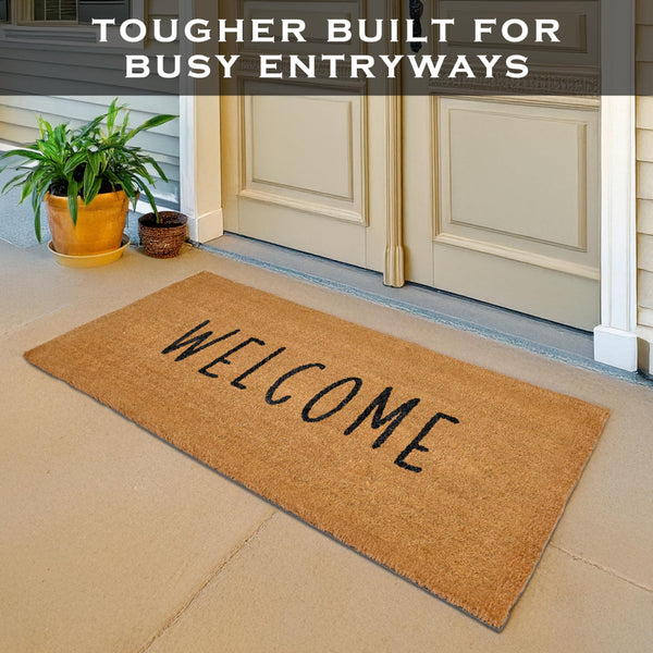 Welcome Long Door Mat 48x24 Inch