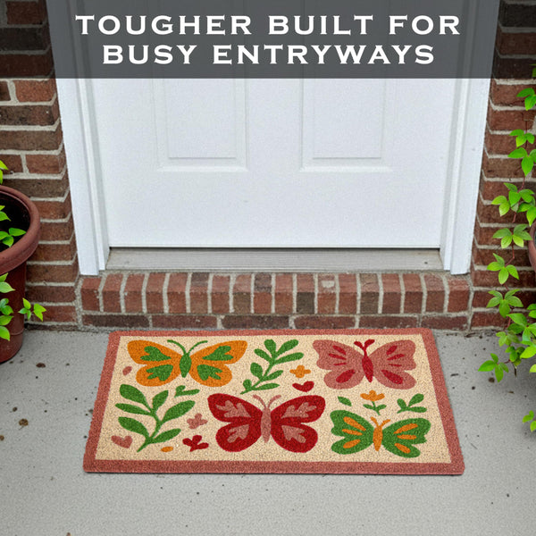 Butterfly Outdoor Mat 30x17 Inch