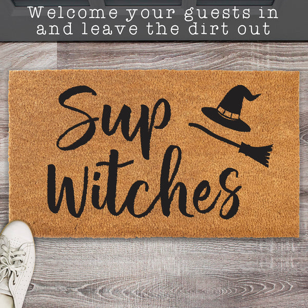 Sup Witches Doormat 30x17 Inch