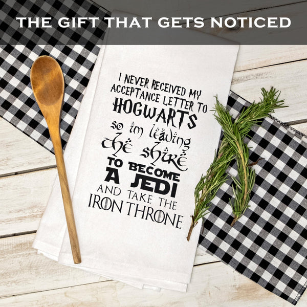 I Never Received My Acceptance Letter Potter Kitchen Towel 18x24 Inch