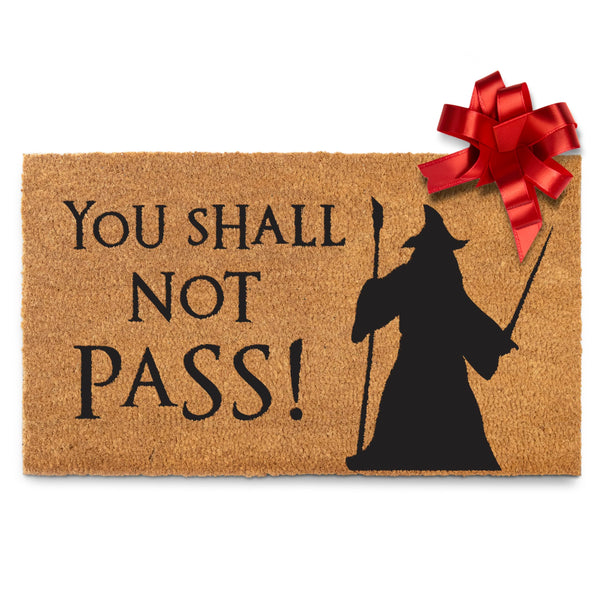 MAINEVENT You Shall Not Pass Doormat 30x17 Inch