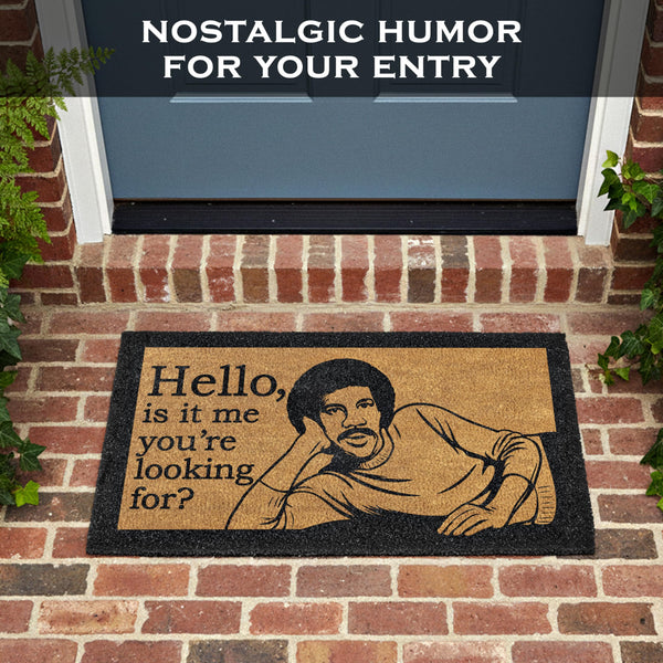 Hello Is It Me You're Looking for Welcome Mat Funny 30x17 Inch