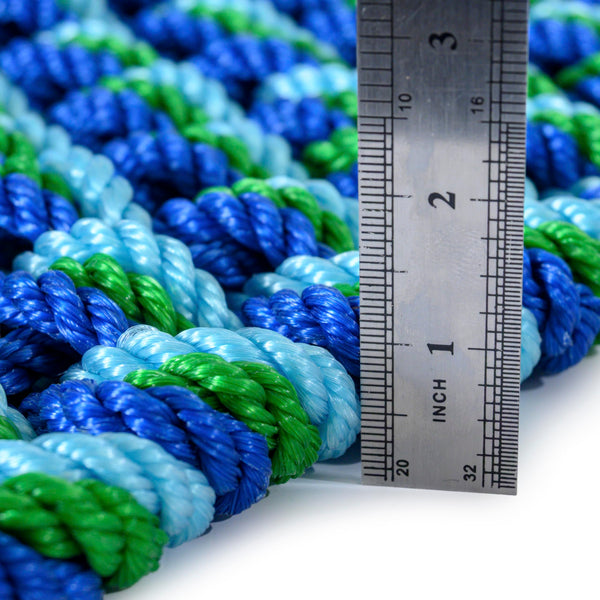 Lobster Rope Mat Seafoam 30x17 Inch