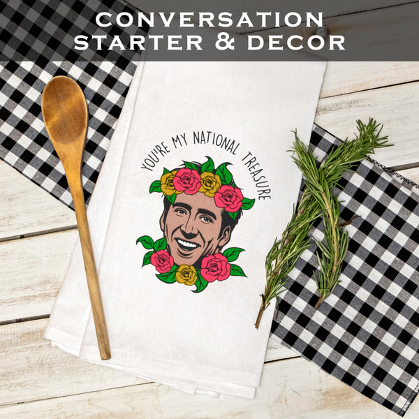 You Are My National Treasure Funny Kitchen Towel 18x24 Inch