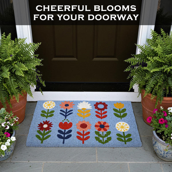 Floral Doormat 30x17 Inch
