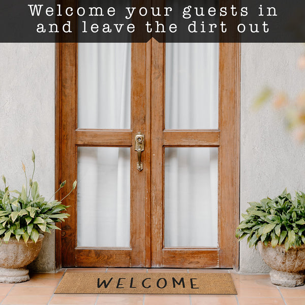 Welcome Long Door Mat 50x15 Inch