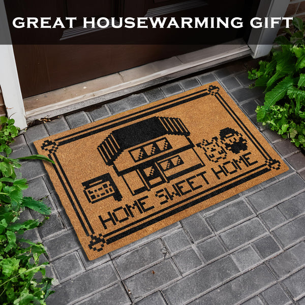 MAINEVENT Home Sweet Home Door Mat Rug 30x14 Inch, Anime Doormat, Anime Door Mat, Anime Welcome Mat, Nerd Rug, Nerdy Welcome Mat, Anime Rug