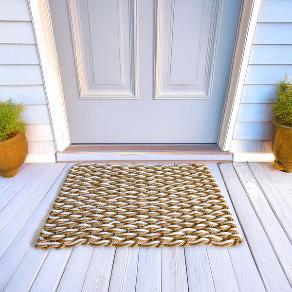Lobster Rope Mat Sand 30x17 Inch
