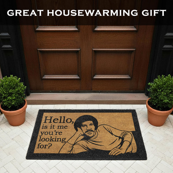Hello Is It Me You're Looking for Welcome Mat Funny 30x17 Inch