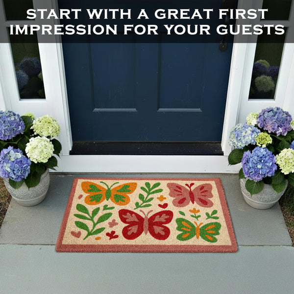 Butterfly Outdoor Mat 30x17 Inch