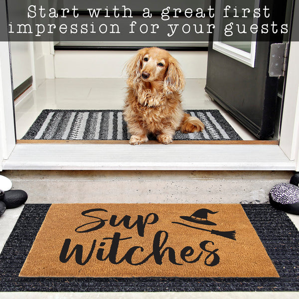 Sup Witches Doormat 30x17 Inch