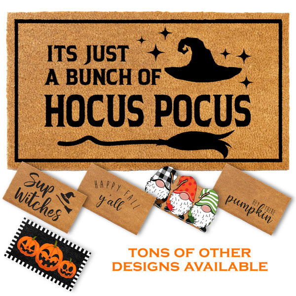 MAINEVENT Hocus Pocus Door Mat Outdoor 30x17 Inch, Hocus Pocus Doormat, Hocus Pocus Outdoor Mat, Hocus Pocus Welcome Mat, Hocus Pocus Door