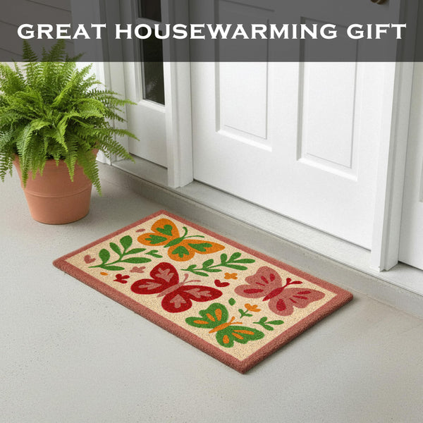 Butterfly Outdoor Mat 30x17 Inch
