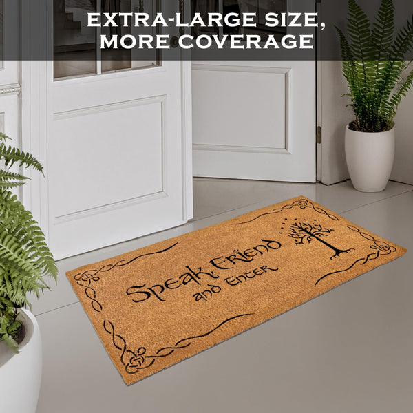 Speak Friend and Enter Doormat 48x24 Inch