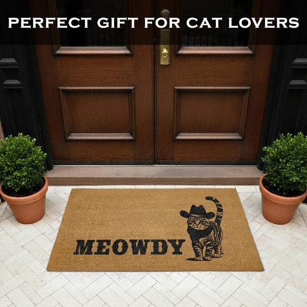 Meowdy Long Door Mat 48x24 Inch
