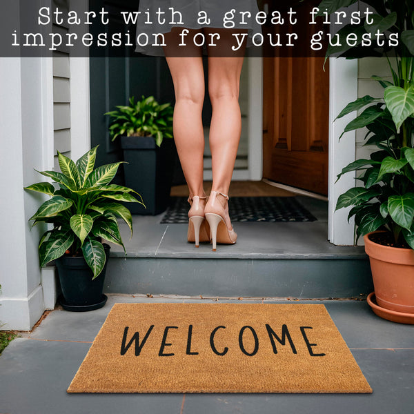 Welcome Mat Outdoor 30x17 Inch