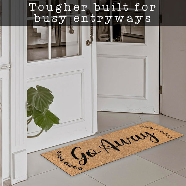Go Away Doormat 50x15 Inch