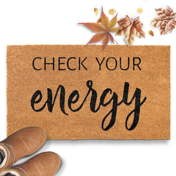 Coir Mat Check Your Energy