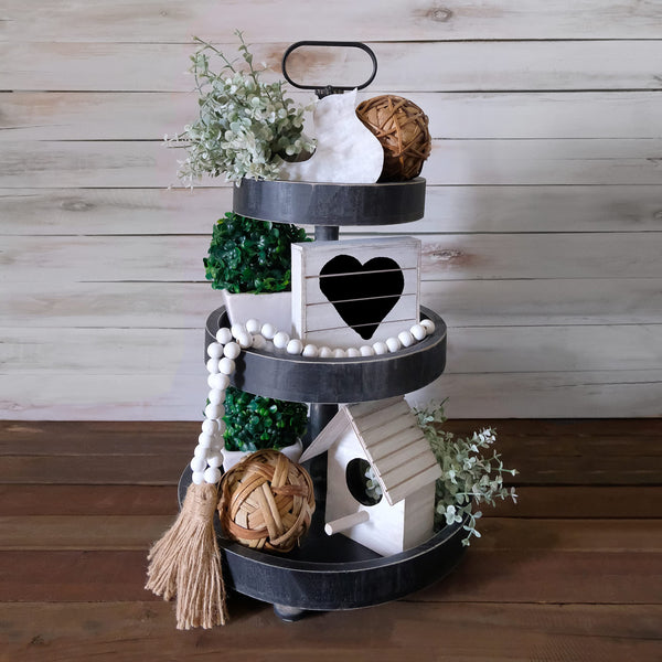 MAINEVENT 3 Tiered tray farmhouse decor 
