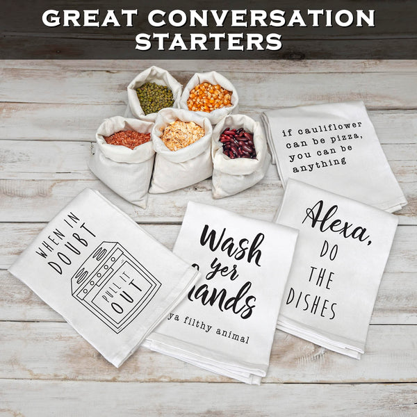 MAINEVENT_Funny_kitchen_towel_set_of_4_