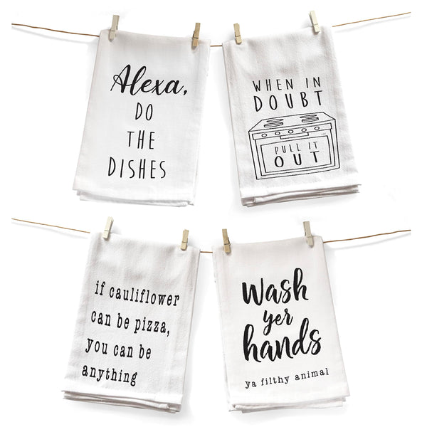 MAINEVENT_Funny_kitchen_towel_set_of_4_