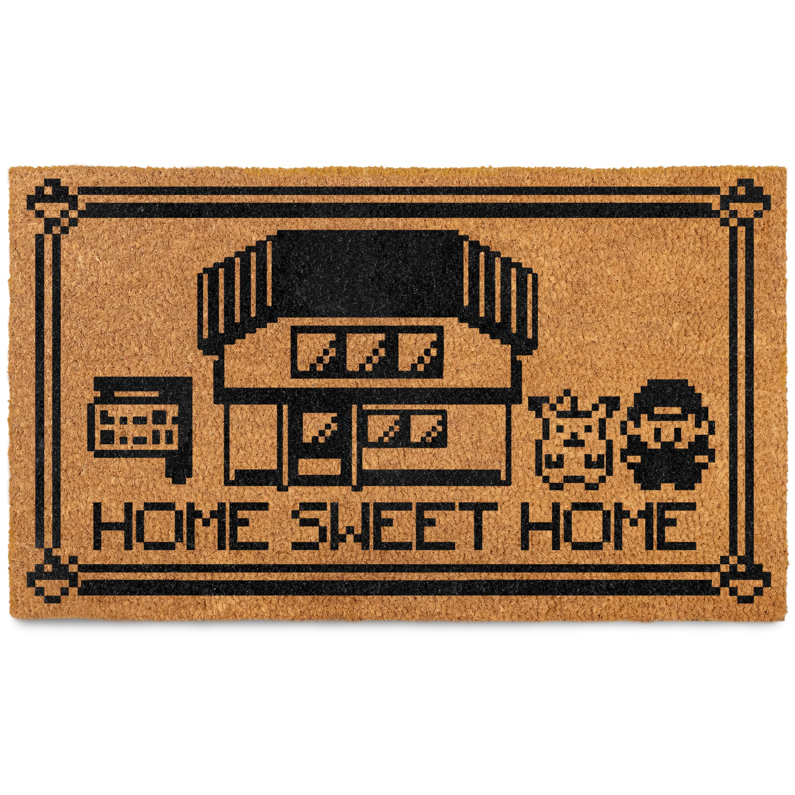 MAINEVENT Gamer Nerdy Coir Doormats Outdoor Mats Non-slip