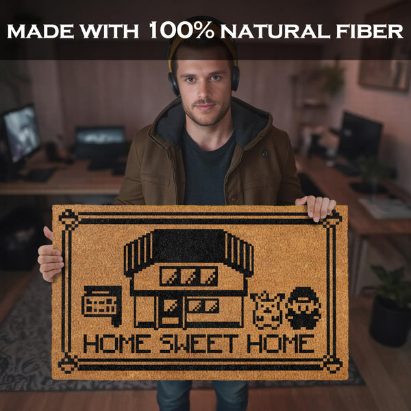 MAINEVENT Gamer Nerdy Coir Doormats Outdoor Mats Non-slip 